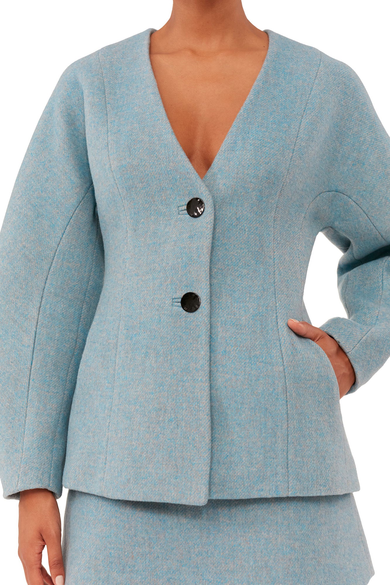 Wool blazer - Heather