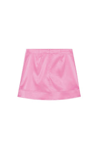 Short satin skirt - Wild Orchid