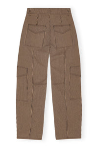 Pantalon cargo en coton - Irish Cream