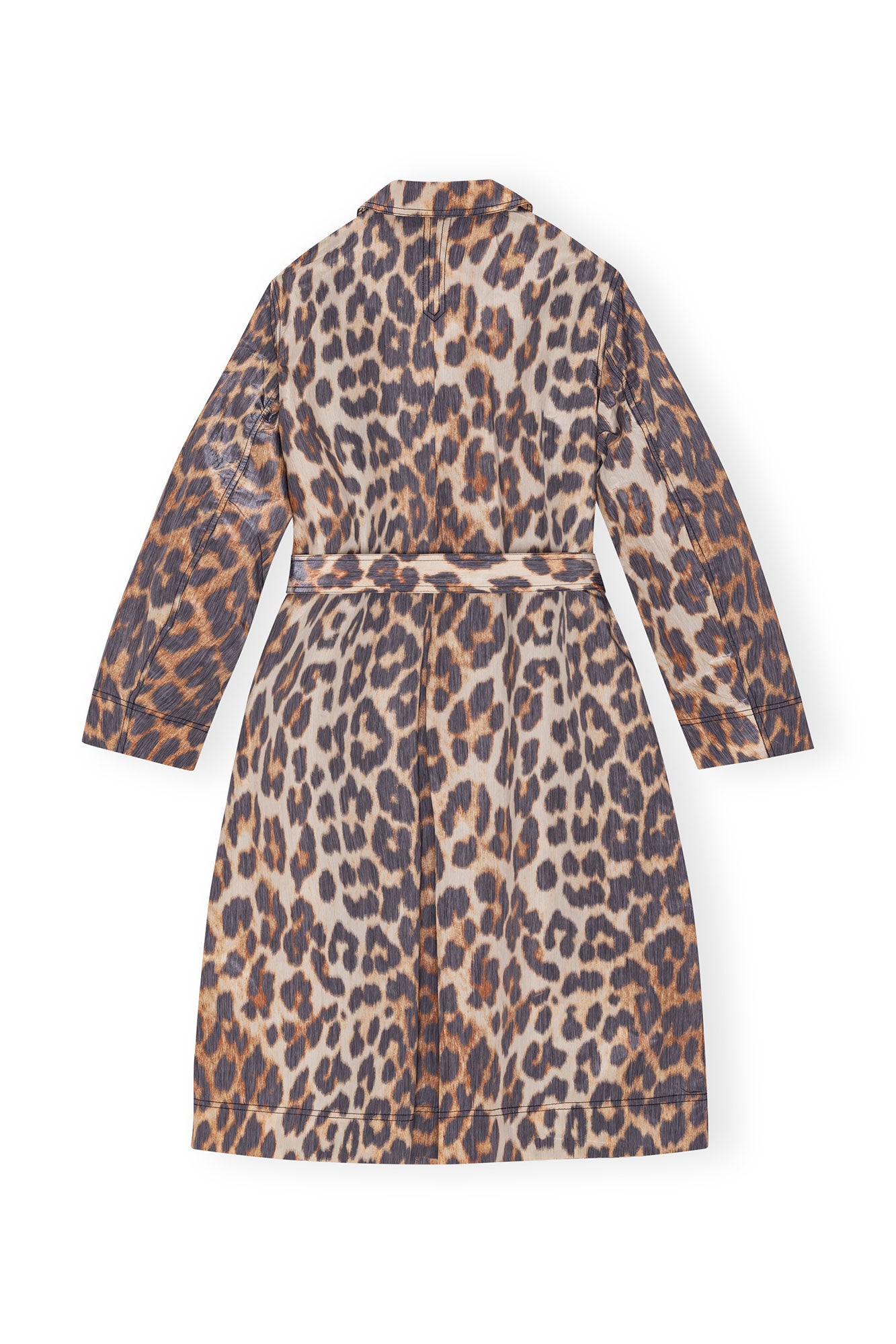 Manteau imprimé Crispy Shell Belt - Leopard Almond Milk