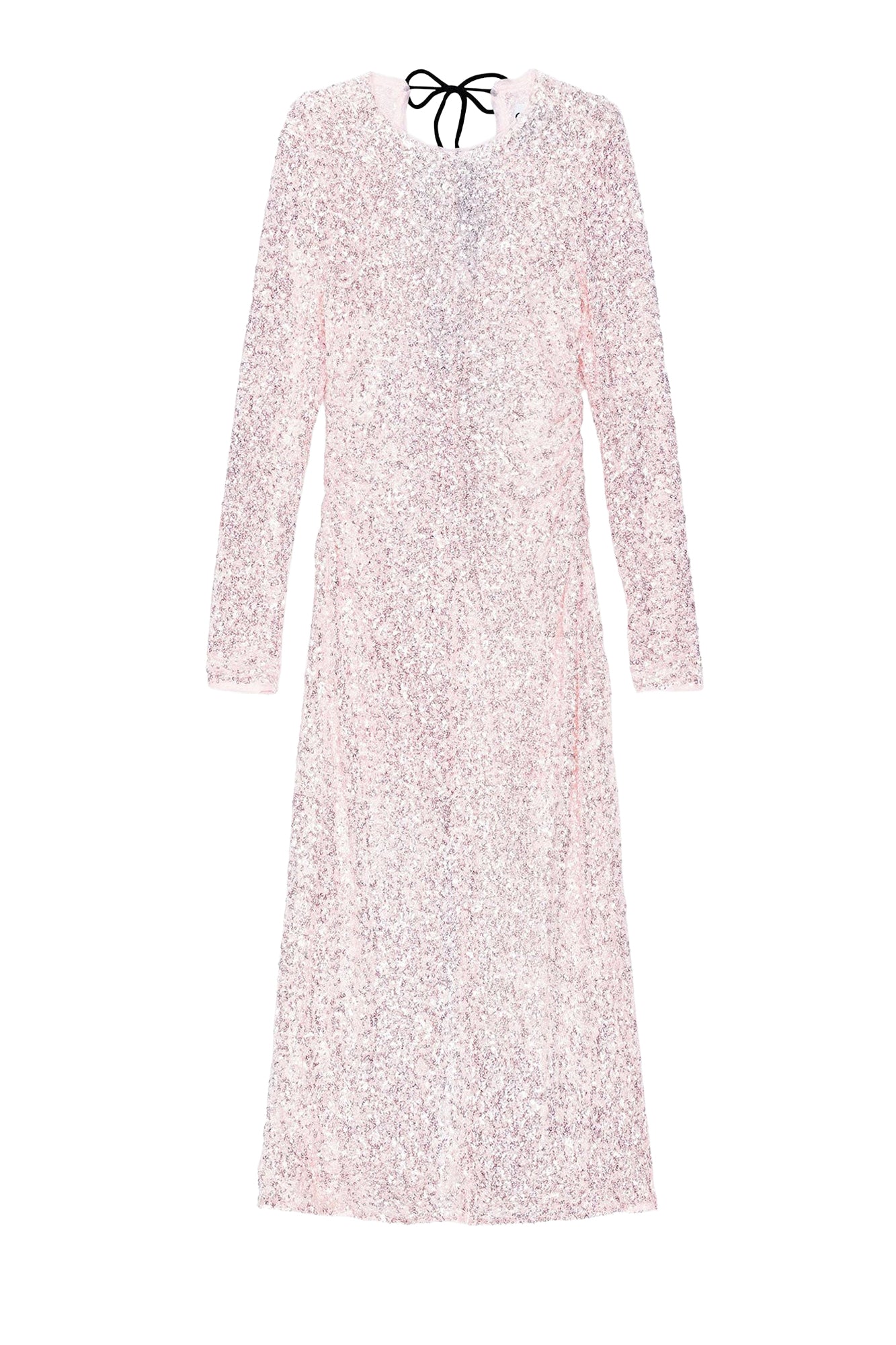 3D sequin maxi dress - Mauve Chalk