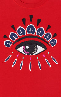 Sweatshirt Eye brodé - Red