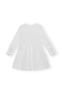 Robe courte en coton - Bright White