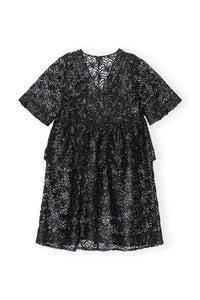Robe courte  en tulle - Black