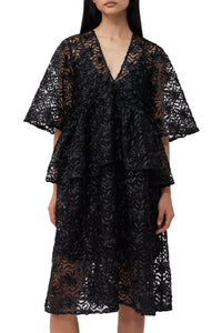 Robe courte  en tulle - Black