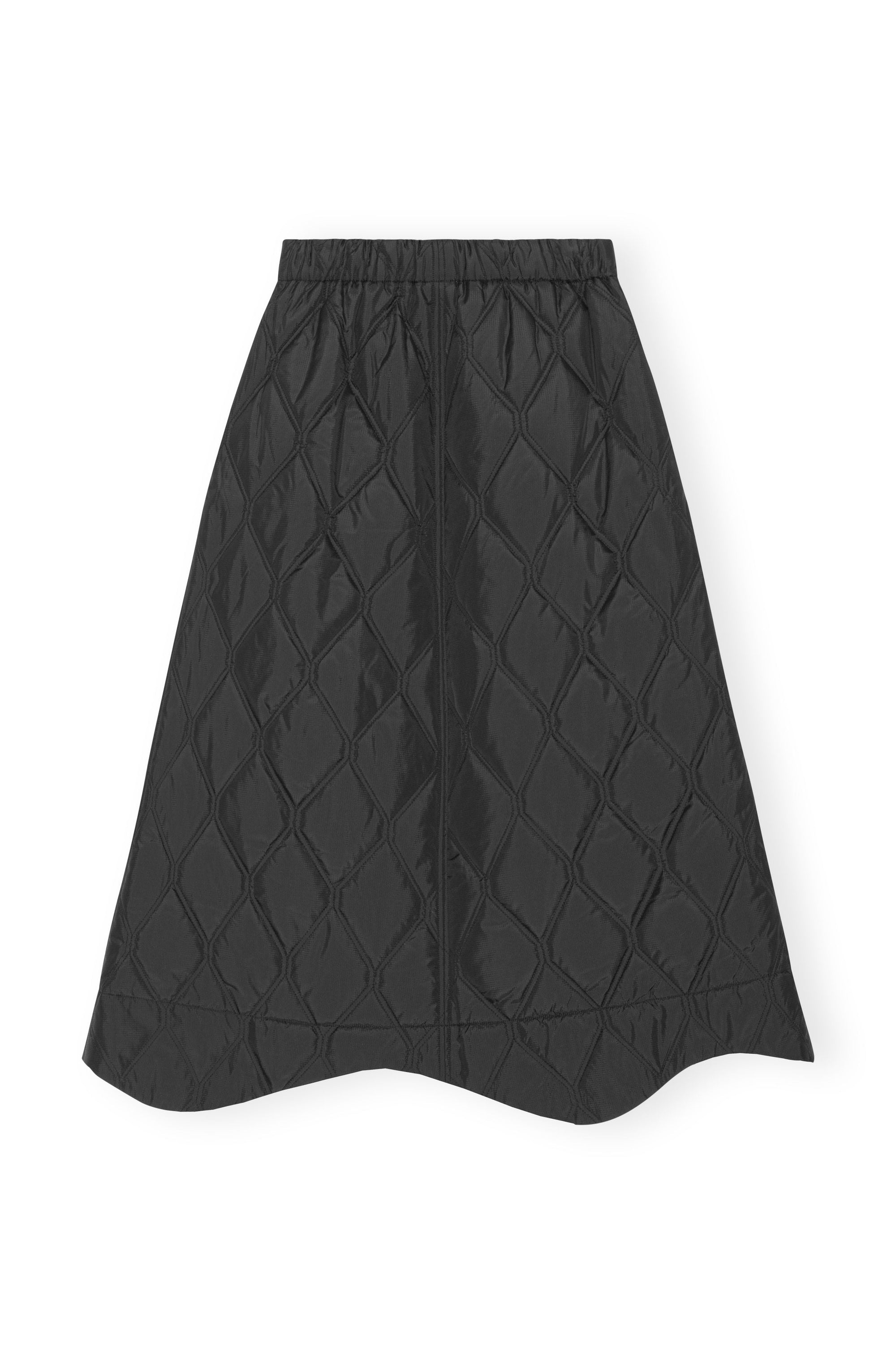 Long tulle skirt - Black