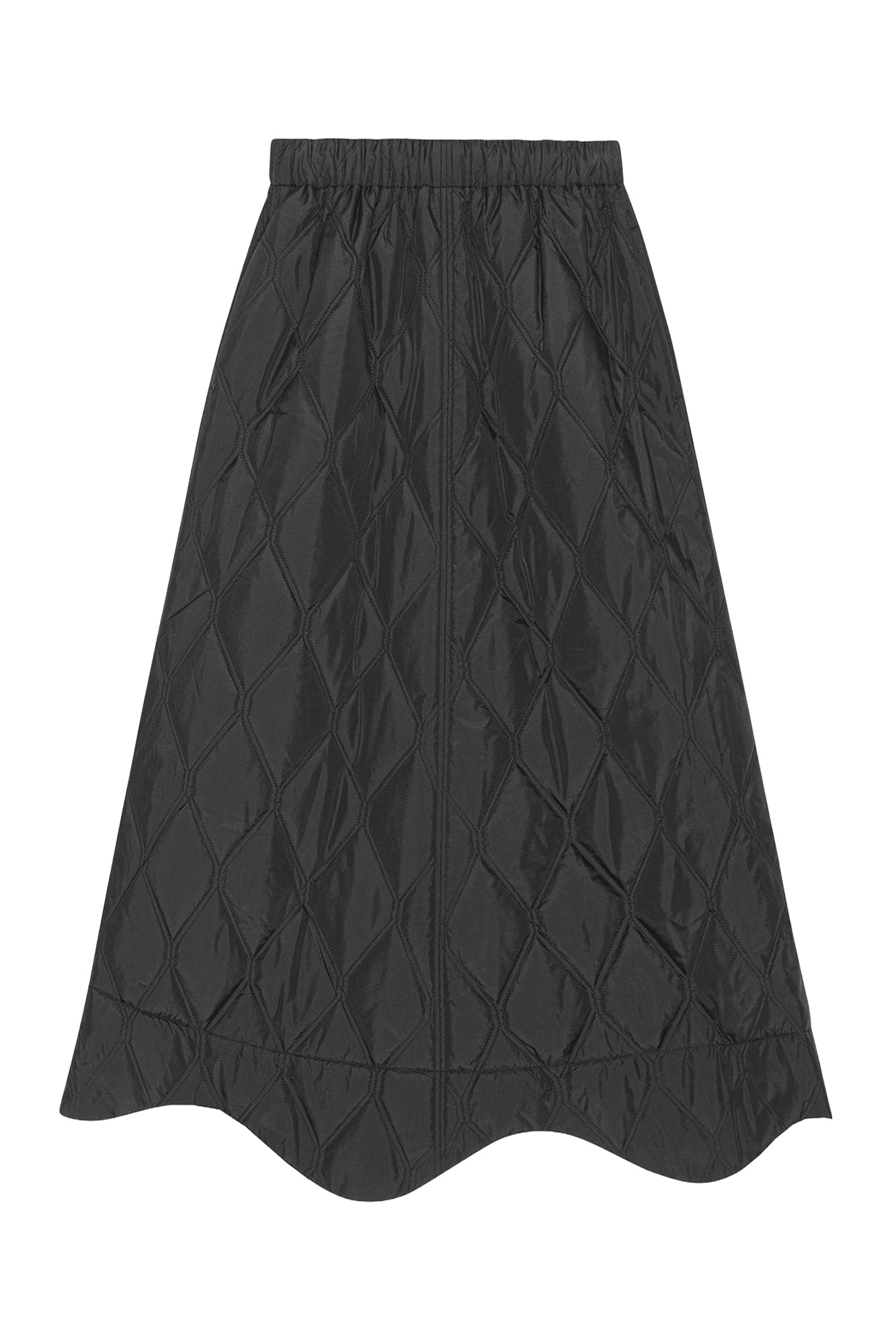 Long tulle skirt - Black