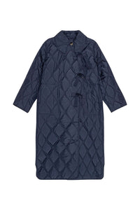 Manteau asymétrique ripstop matelassé en tissu - Sky Captain