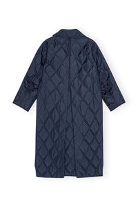Manteau asymétrique ripstop matelassé en tissu - Sky Captain