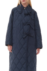 Manteau asymétrique ripstop matelassé en tissu - Sky Captain