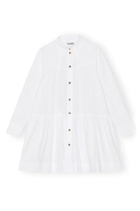 Robe courte en coton - Bright White