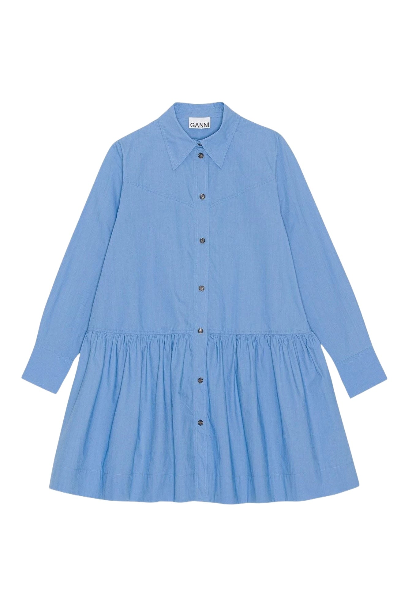Robe chemise courte - Silver Lake Blue