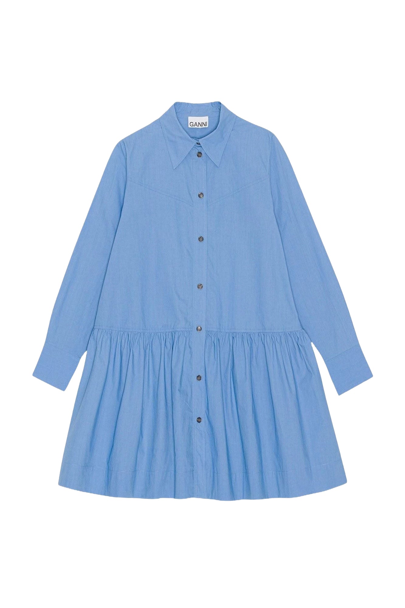 Short shirt dress - Silver Lake Blue