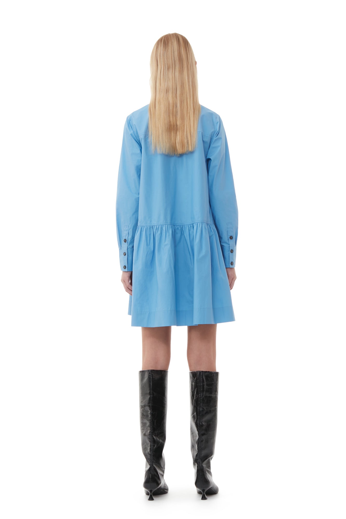Robe chemise courte - Silver Lake Blue