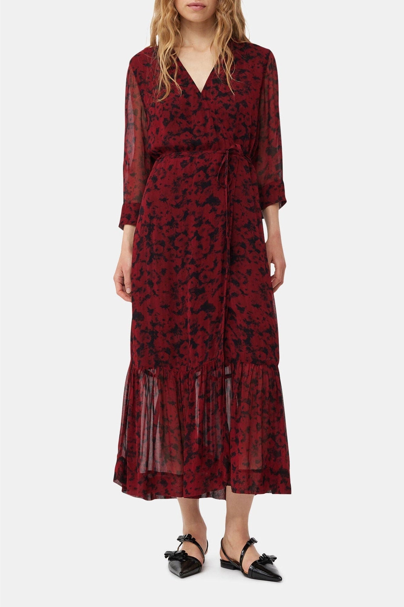 Robe midi ceinturée - Syrah