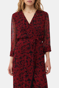 Robe midi ceinturée - Syrah