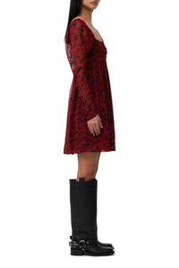 Short dress with square neck - Syrah
