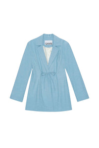 Belted blazer - Powder Blue