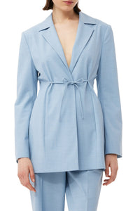 Belted blazer - Powder Blue