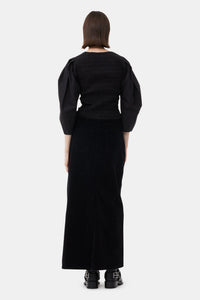 Blouse à manches ballon - Black