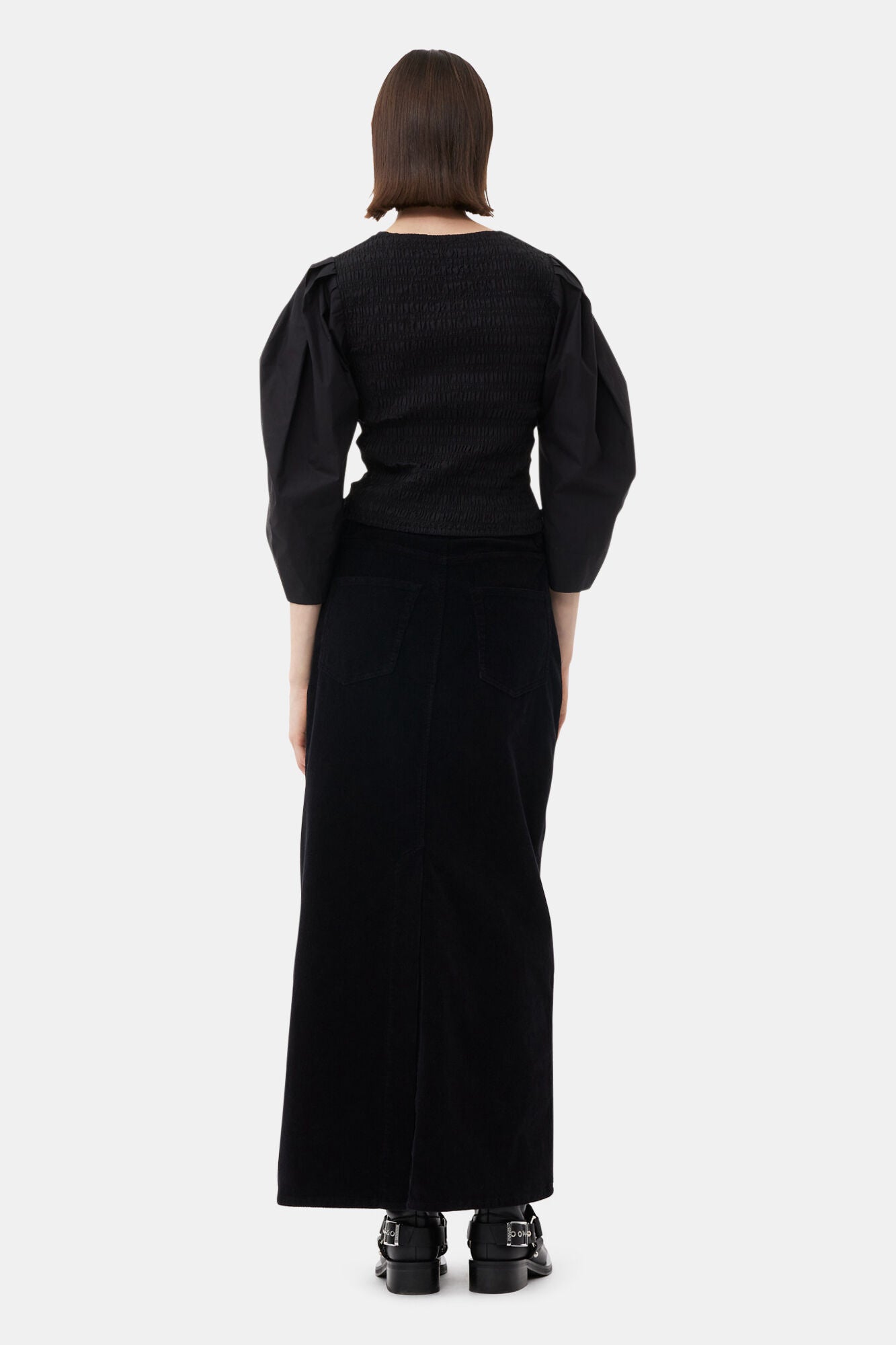 Blouse à manches ballon - Black