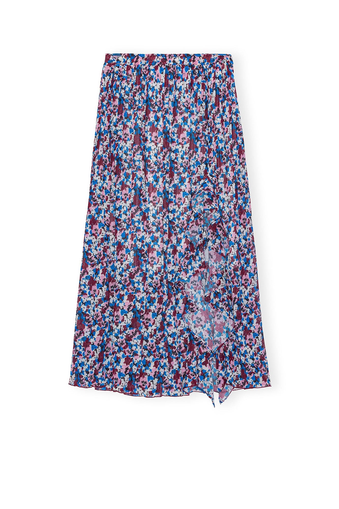 Jupe en georgette florale - Multicolour