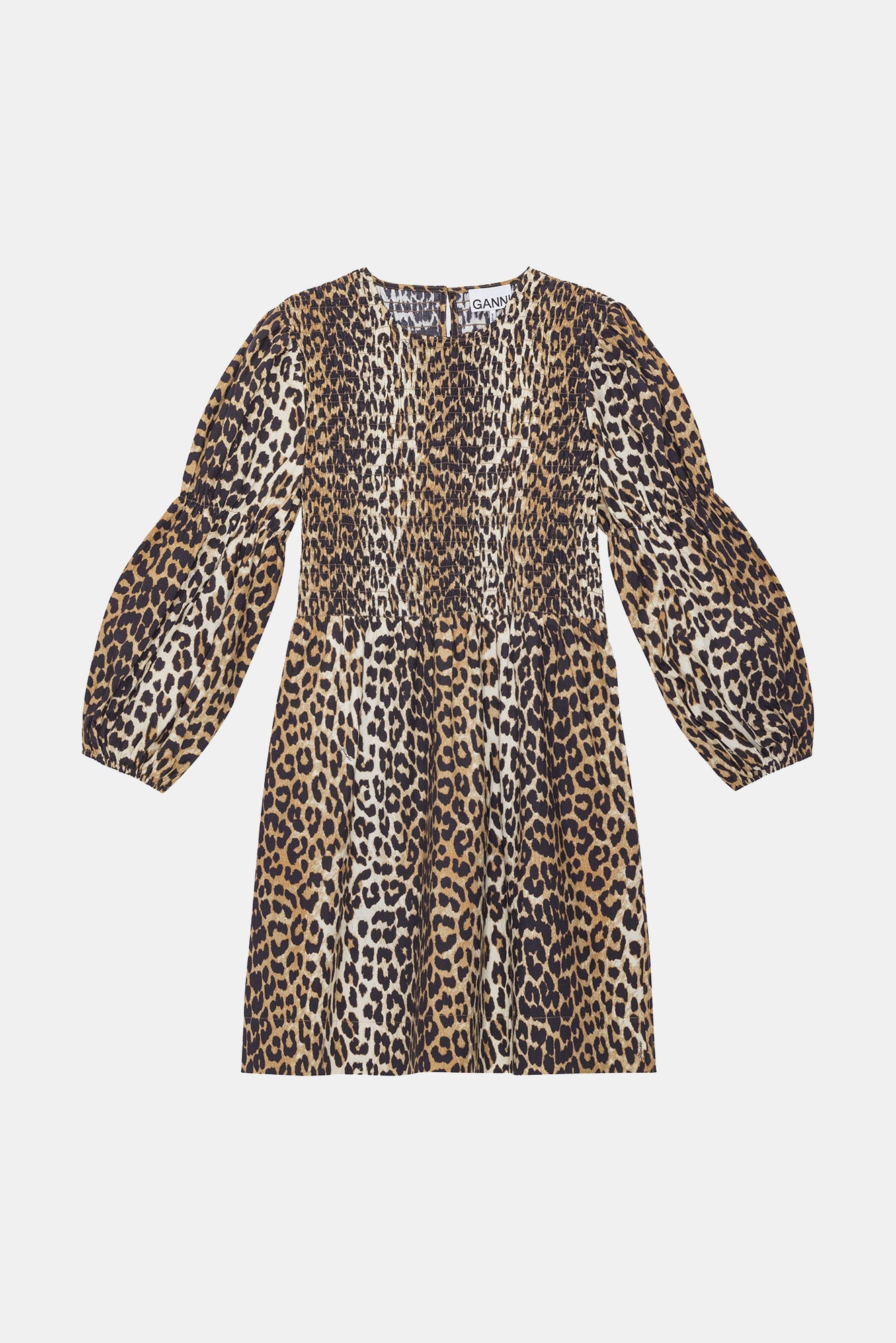 Robe courte en imprimée - Leopard