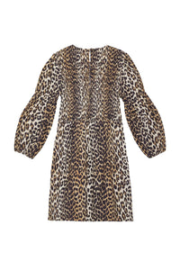 Robe courte en imprimée - Leopard