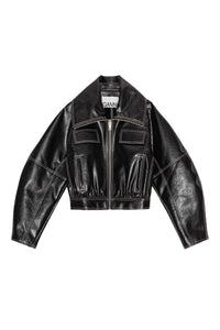 Future jacket with curved sleeves - Black