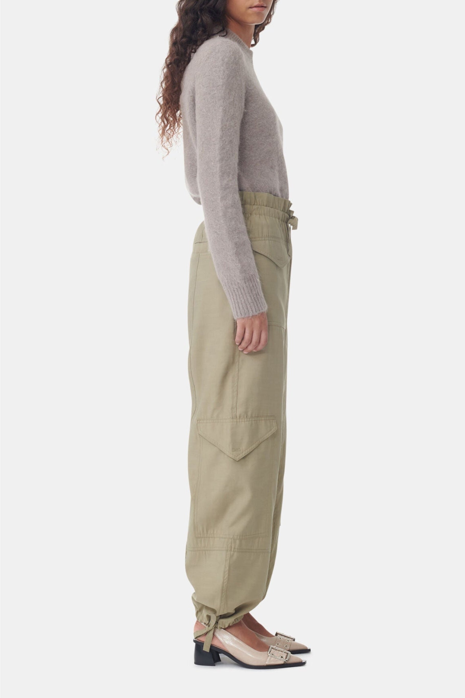 Pantalon cargo à poches - Aloe