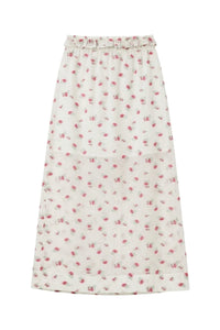 Jupe longue en jacquard - Tofu