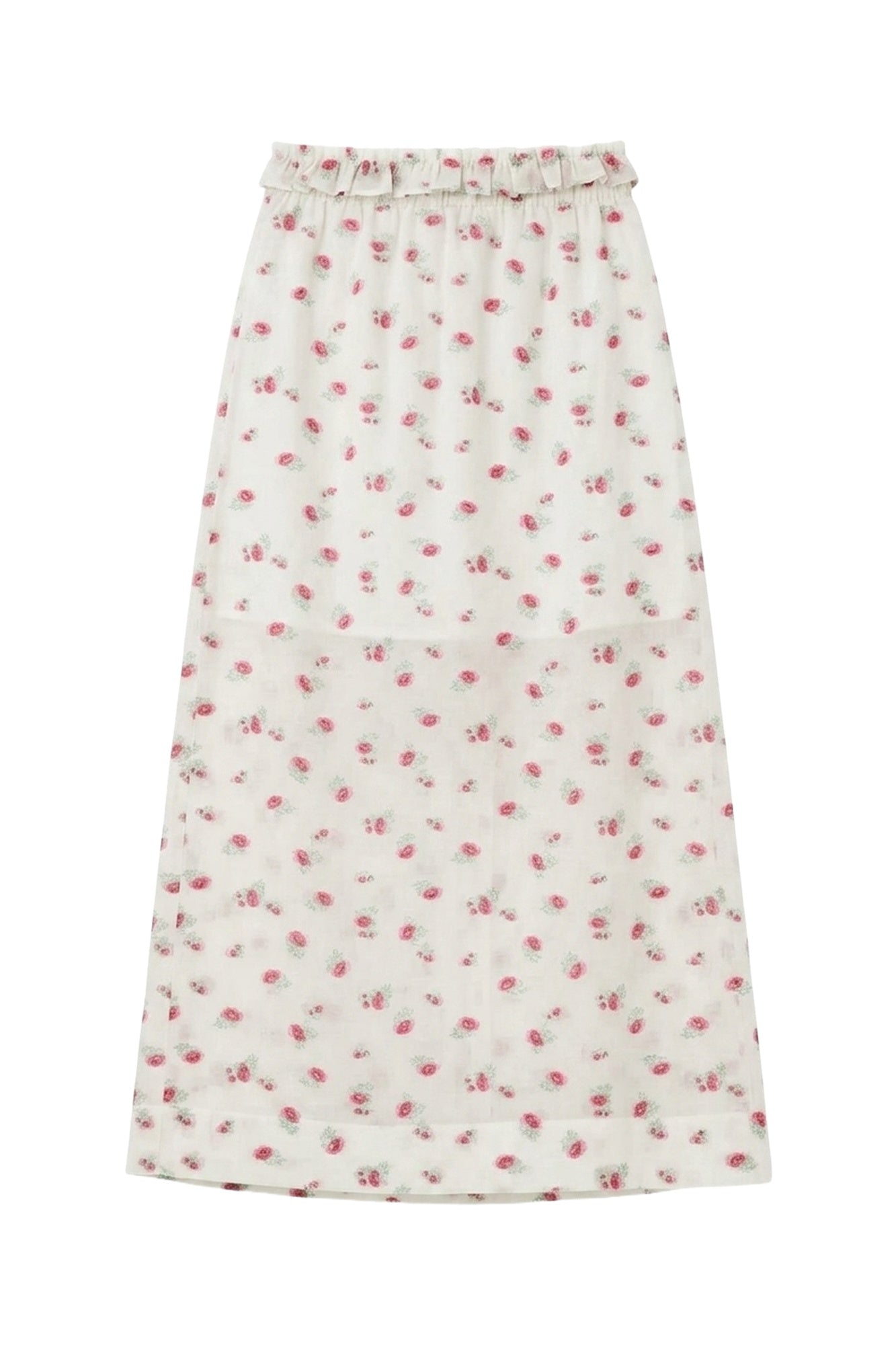 Jupe longue en jacquard - Tofu