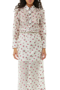 Long jacquard skirt - Tofu