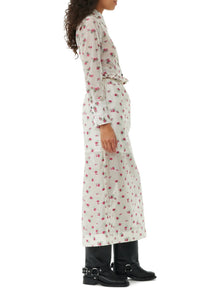 Jupe longue en jacquard - Tofu