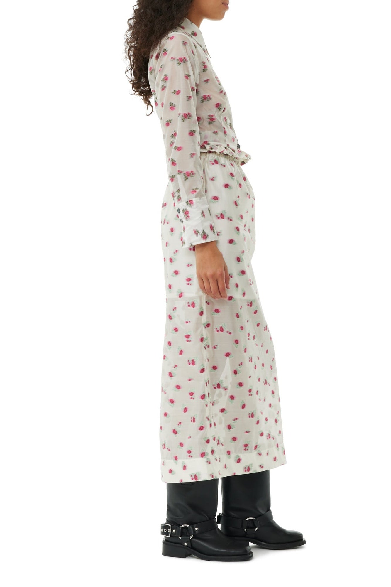 Jupe longue en jacquard - Tofu