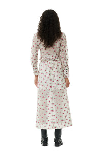 Jupe longue en jacquard - Tofu