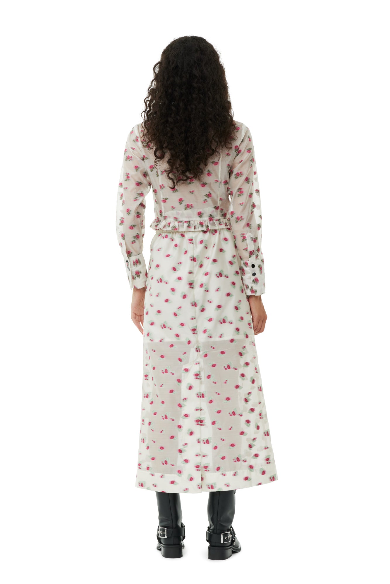 Jupe longue en jacquard - Tofu