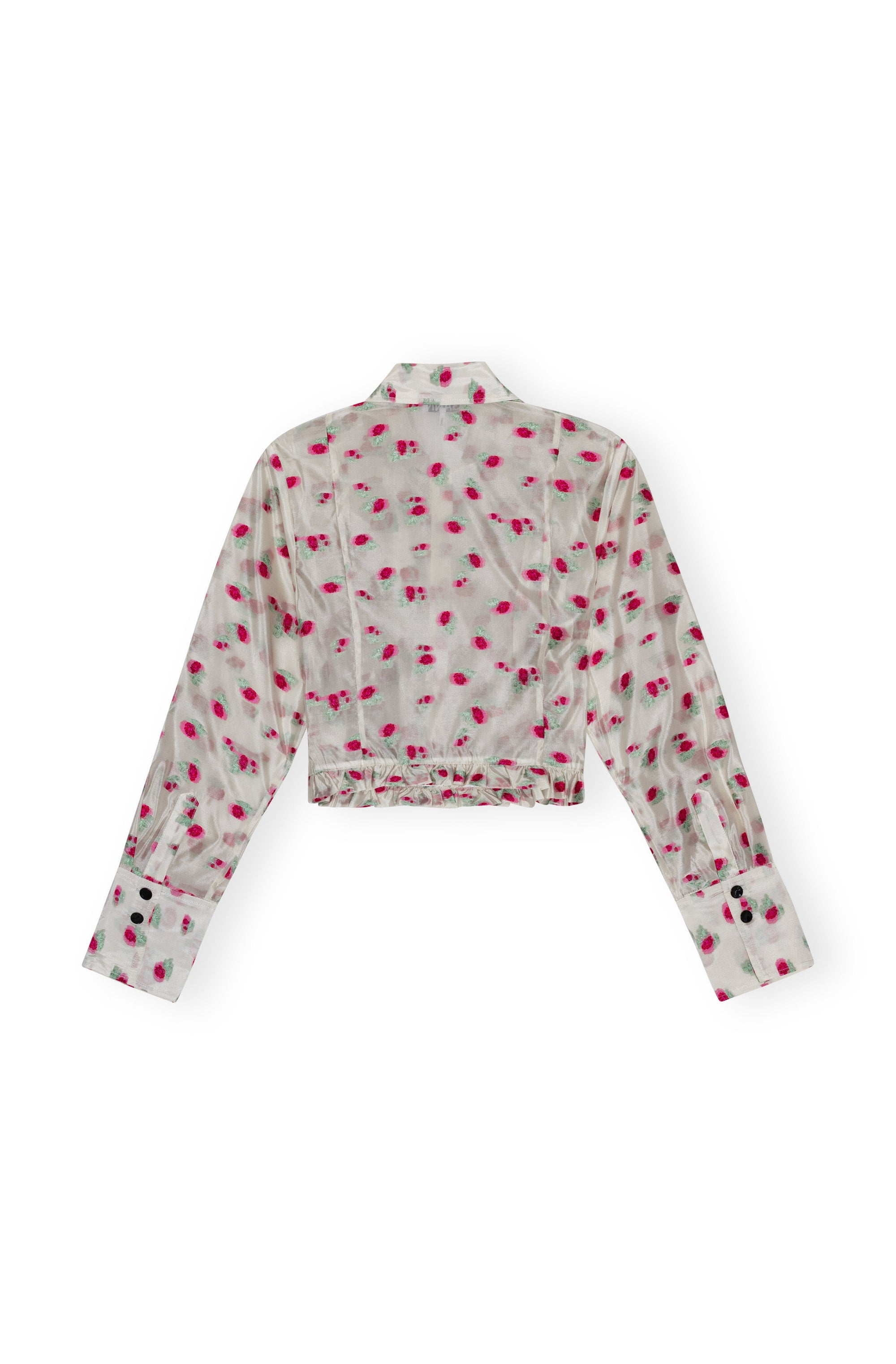 Chemise en organza jacquard - Tofu