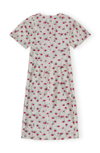 Robe midi en organza jacquard - Tofu