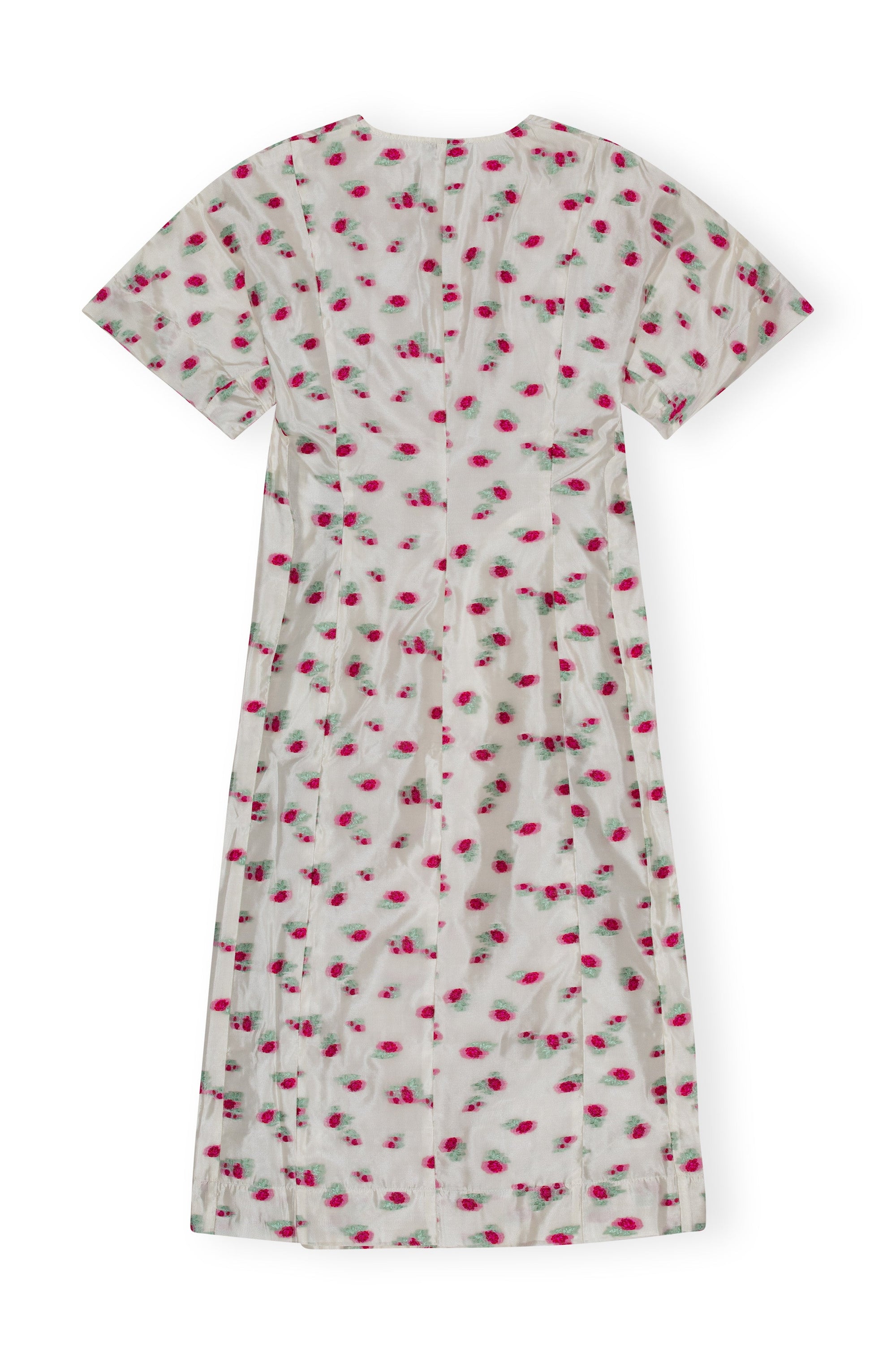 Robe midi en organza jacquard - Tofu