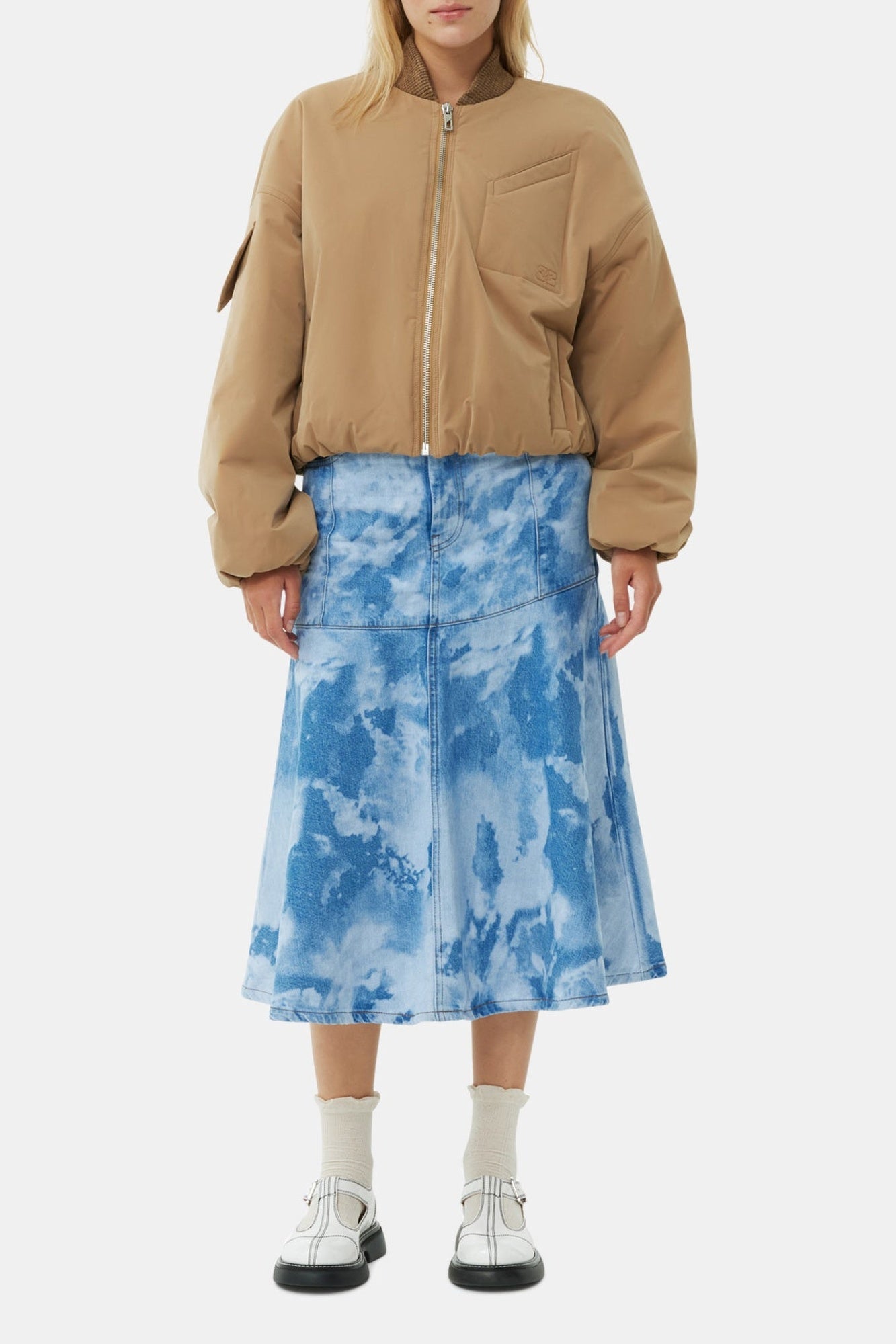 Bomber court oversize - Tiger's Eye