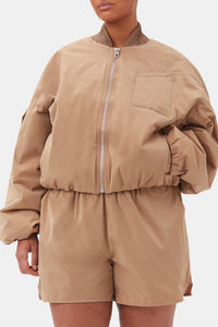 Bomber court oversize - Tiger's Eye