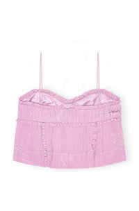Strappy crop top - Lilac Sachet