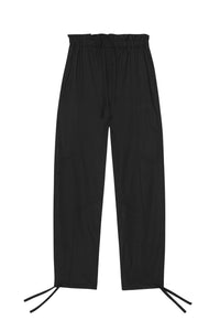 Pantalon ample à taille élastiquée - Black
