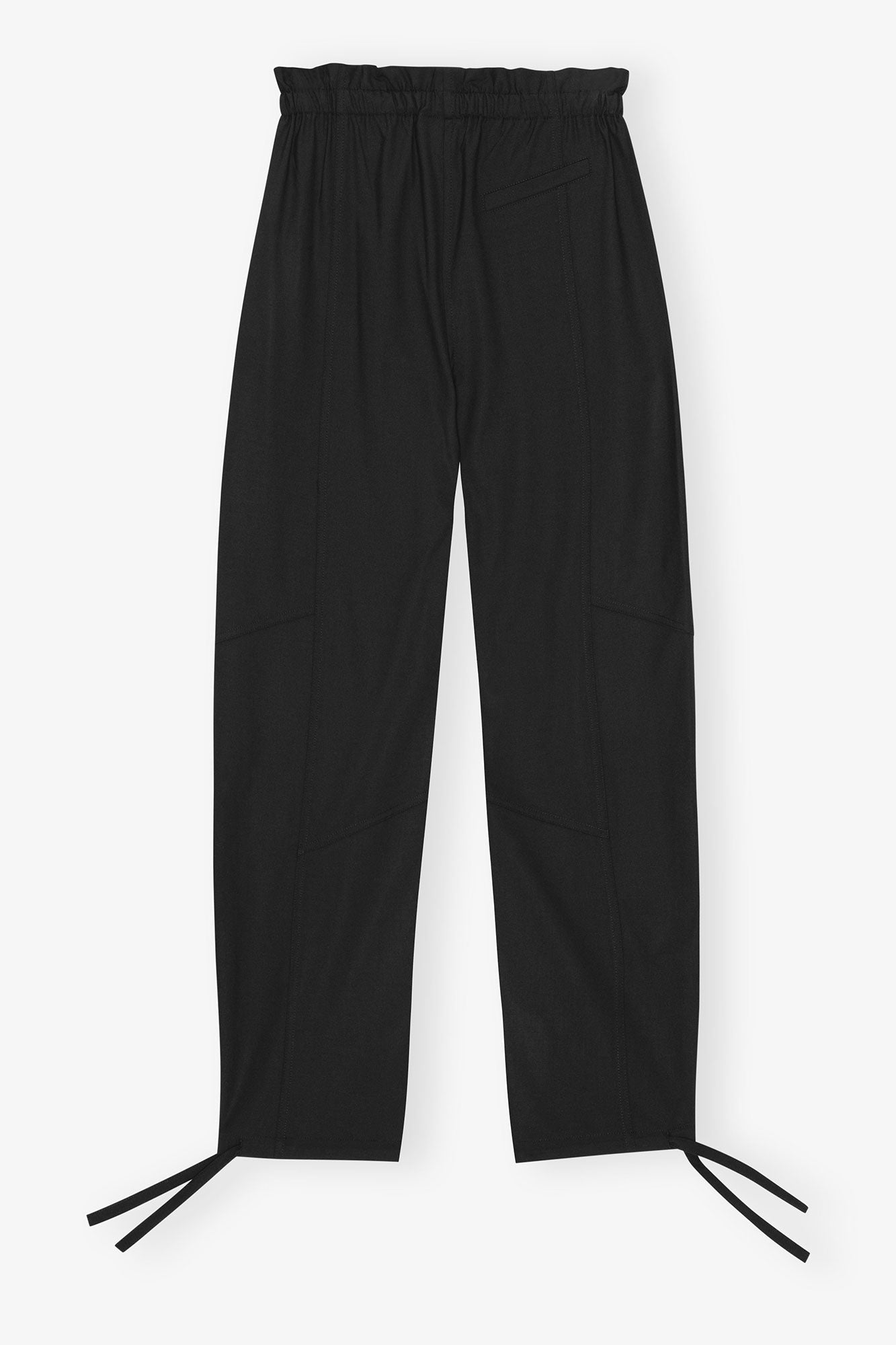 Pantalon ample à taille élastiquée - Black