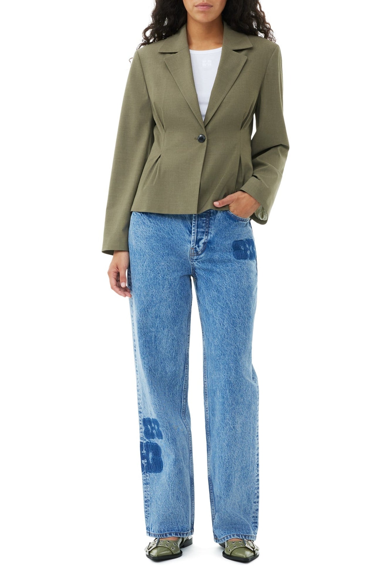 Blazer ajusté drapé - Kalamata