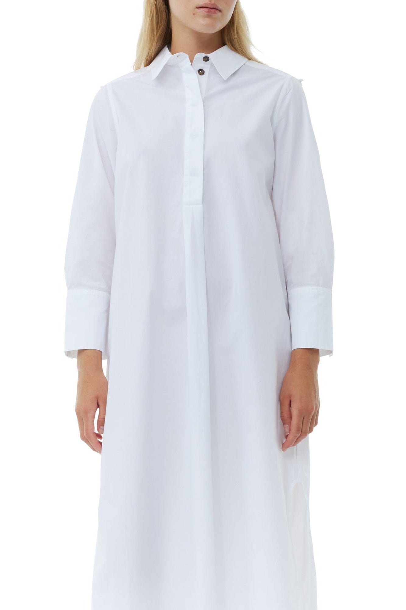 Oversized shirt dress - Bright White