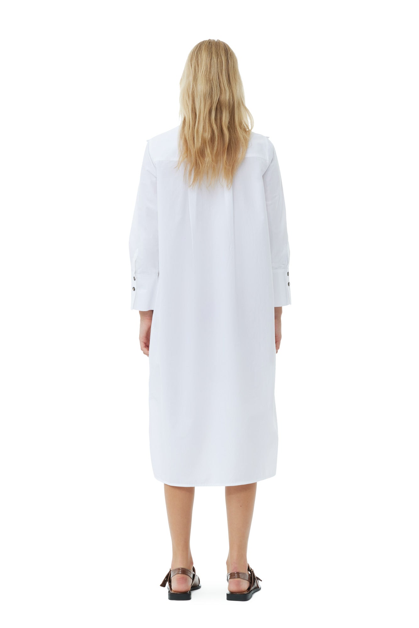 Oversized shirt dress - Bright White