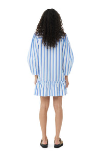 Robe courte chemise rayée - Silver Lake Blue