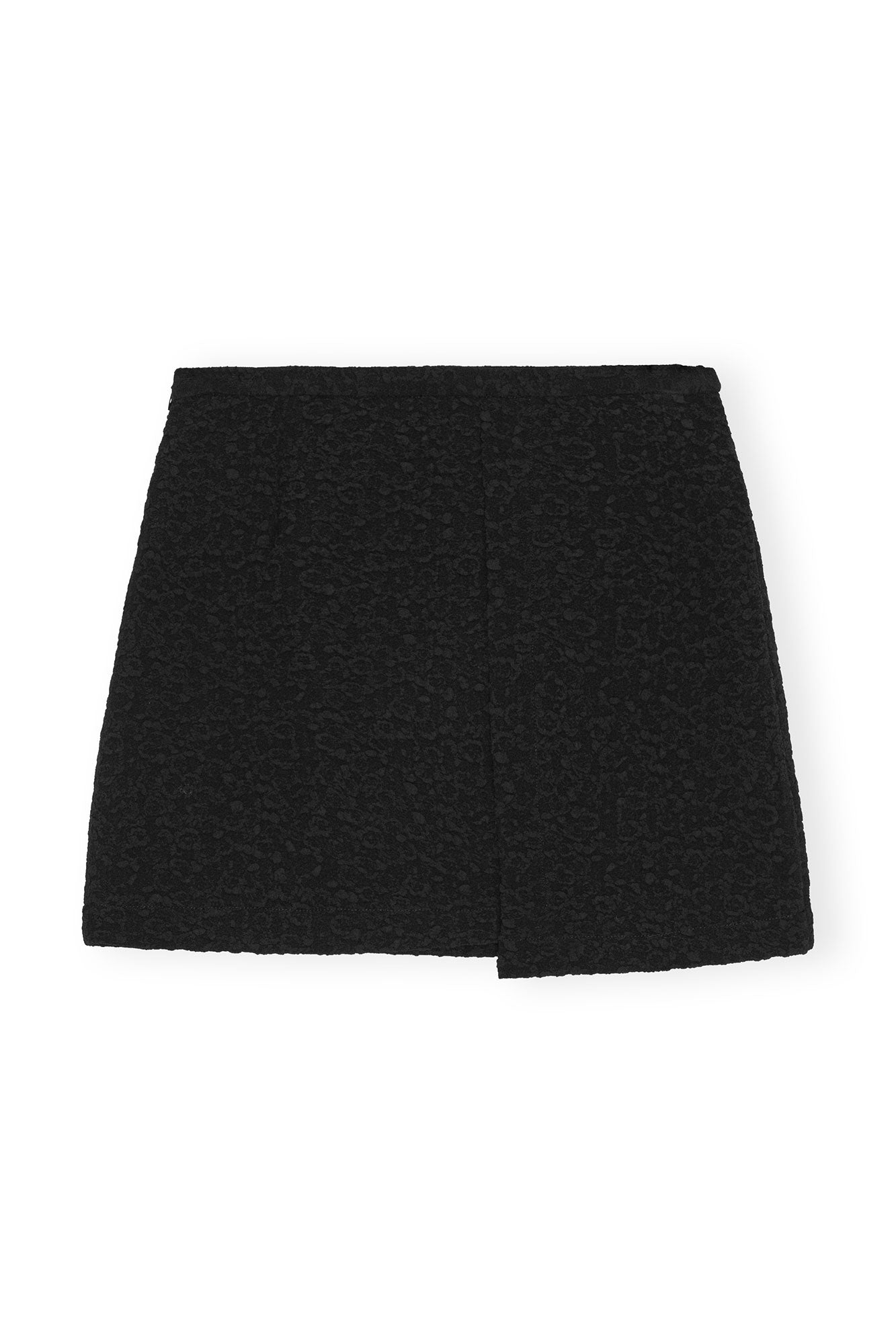 Jupe courte texturée - Black